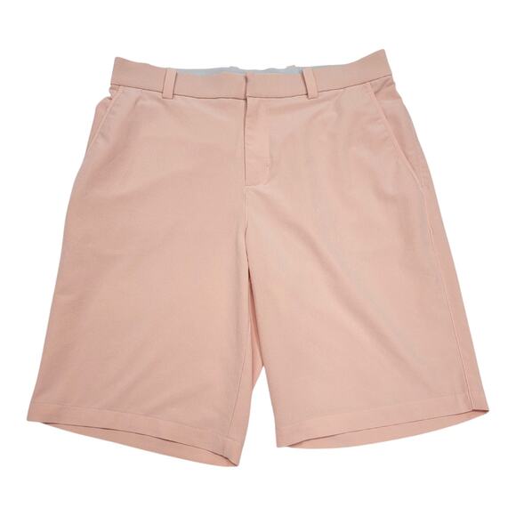 Nike Other - Nike Golf Shorts Mens 32 Pink Peach Dri-Fit Flat Front V-Notch Chino Active